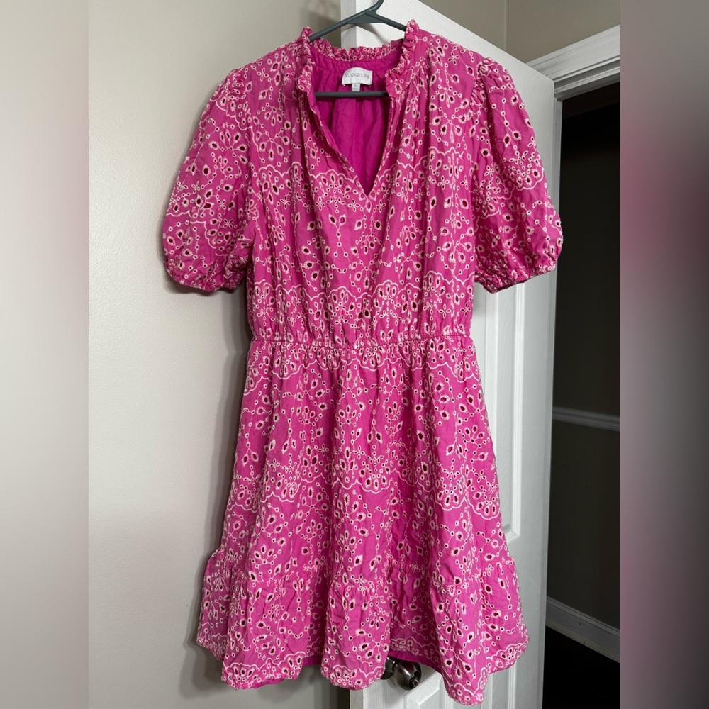 Sugarlips Rosie Eyelet mini dress